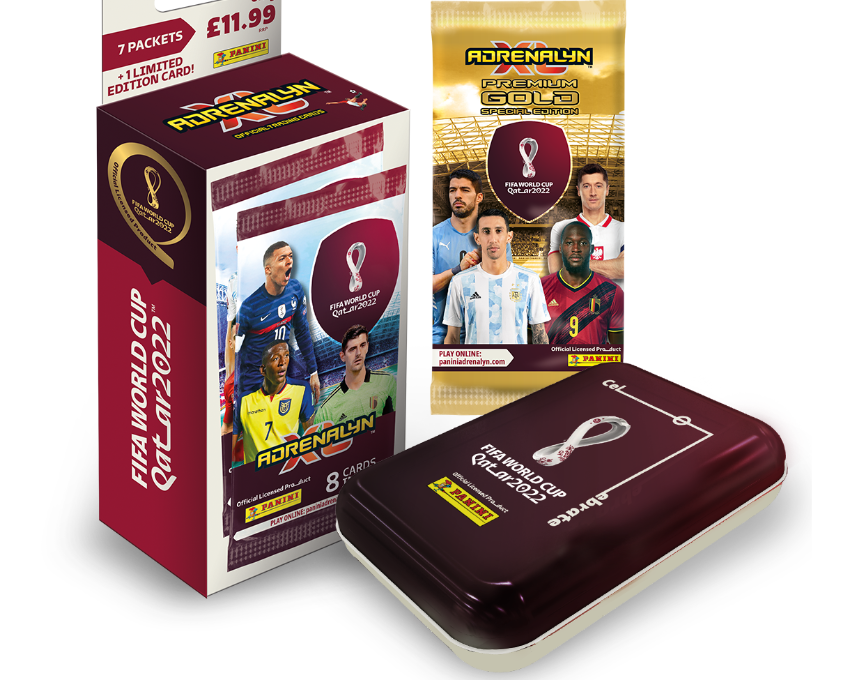 1 FIFA World Cup Qatar 2022 50 BOX Sticker Pack Balanceboat